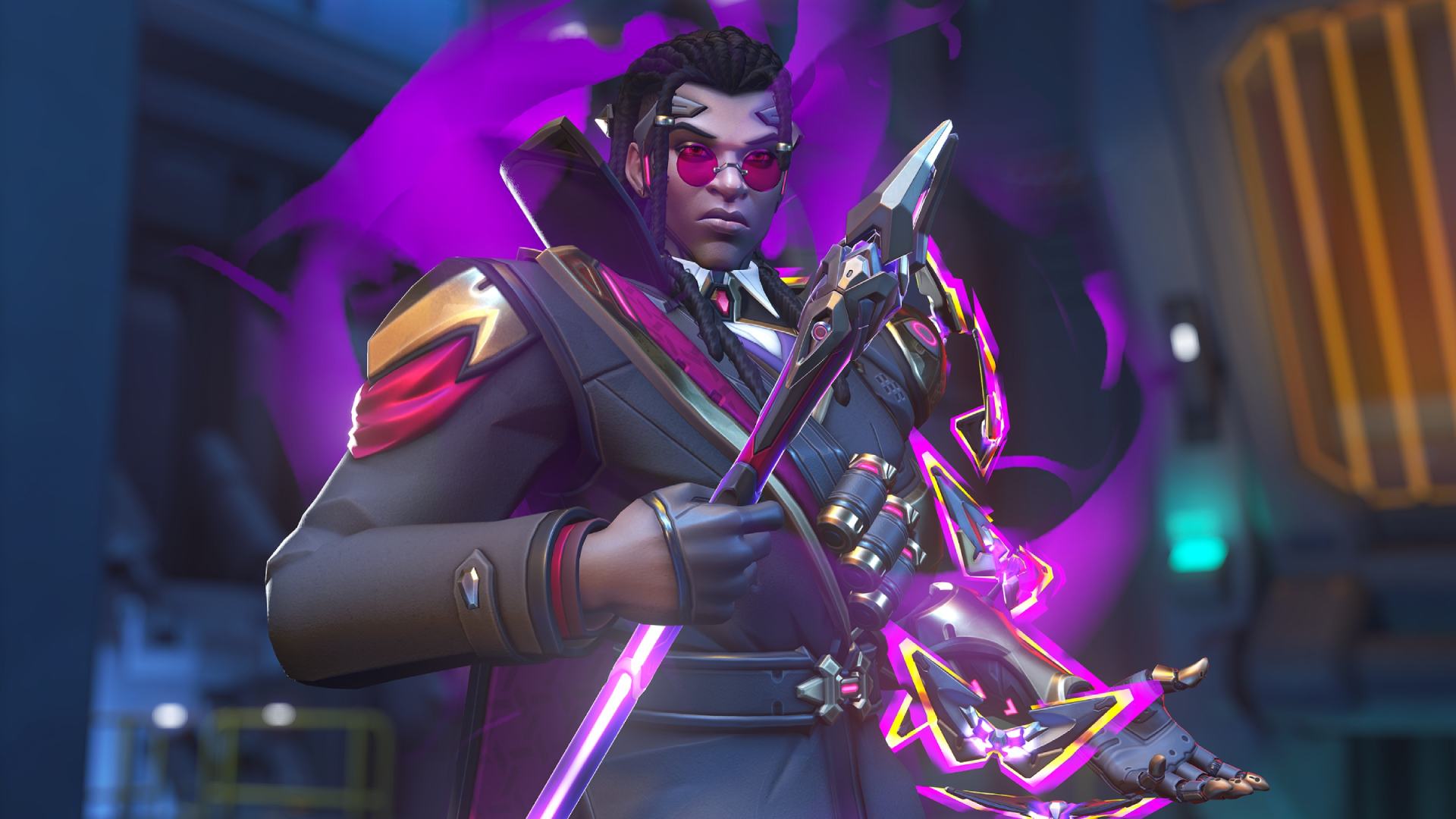Overwatch new hero to shake up the Meta Doctrine vampire in suit and purple aura