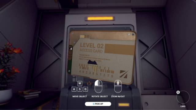 Rivage Amaan's damaged access card