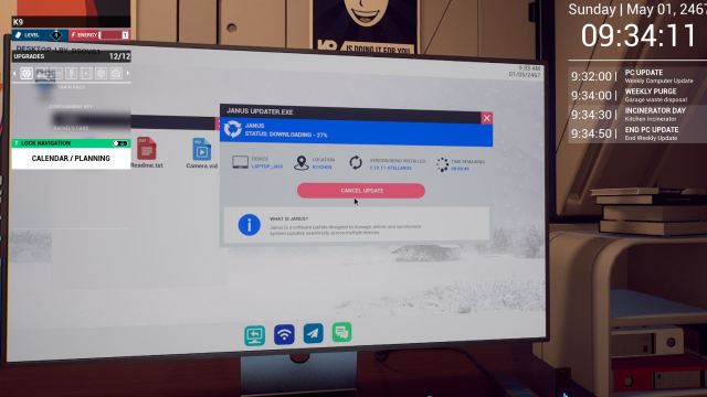 Rivage cancel lobby computer update