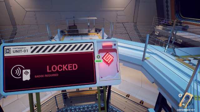 Rivage Laboratory Containment Unit security panel