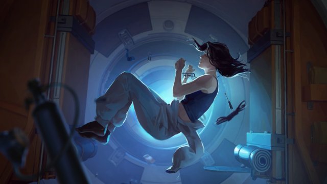 Rivage walkthrough game ending cutscene miranda floating in space alone