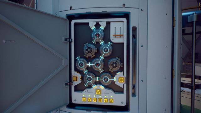 Rivage Gear puzzle to repair containment unit solution