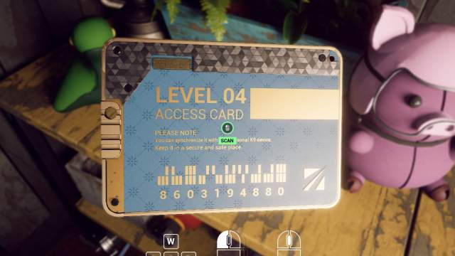 Rivage Raphael's level 4 access card