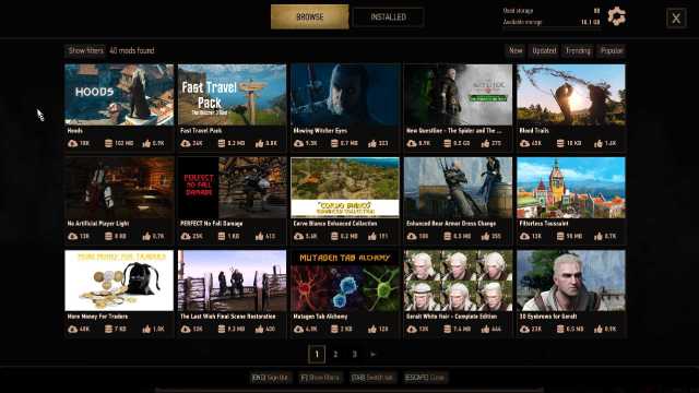 The Witcher 3 Remastered Mod Page