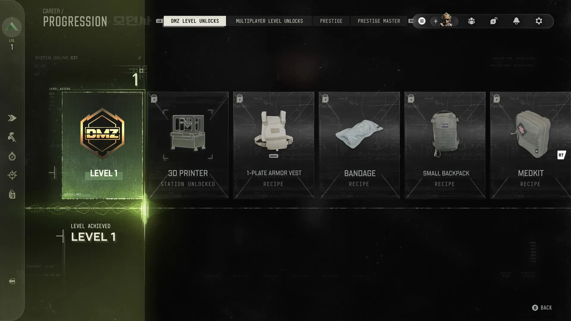 All Call of Duty: Modern Warfare 4 DMZ Level Unlocks, Listed All Call of Duty: Modern Warfare 4 DMZ Level Unlocks, Listed