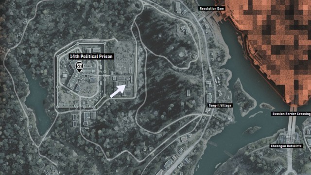 A map location marked in DMZ