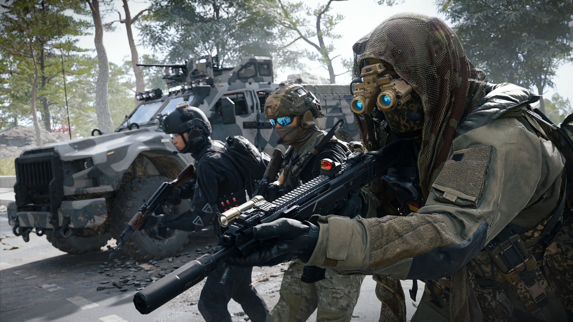 A squad in DMZ