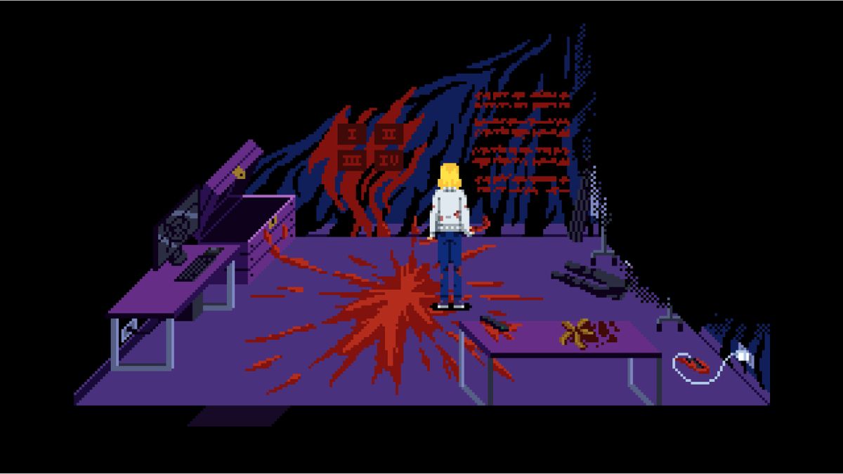 The Photogtaphs and Poems puzzle room in Tenebris Somnia.