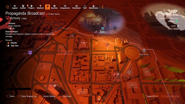 Division 2 Outcast Propaganda Broadcast