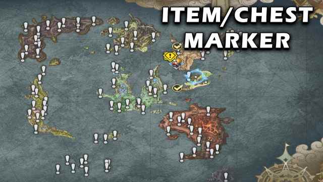 Final Fantasy Resonance mods item/chest markers on map