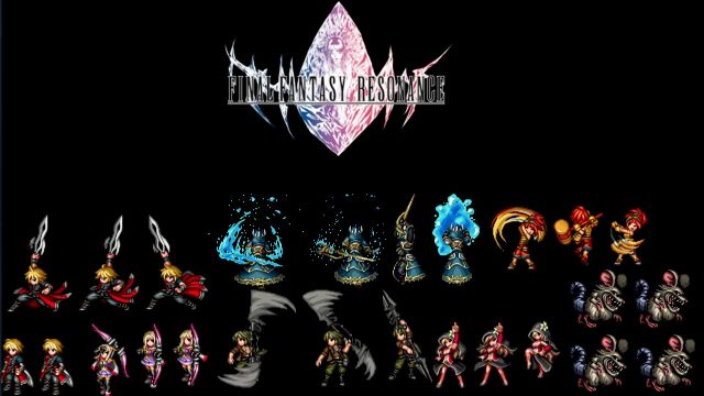 Final Fantasy Resonance mods updated smooth sprites