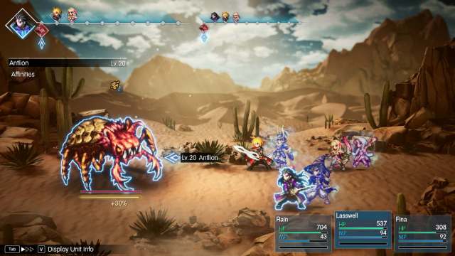 Final Fantasy Resonance Chapter 1 Antlion boss in desert