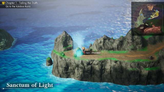 Final Fantasy Resonance Chapter 1 Shrine of Light entrance gate