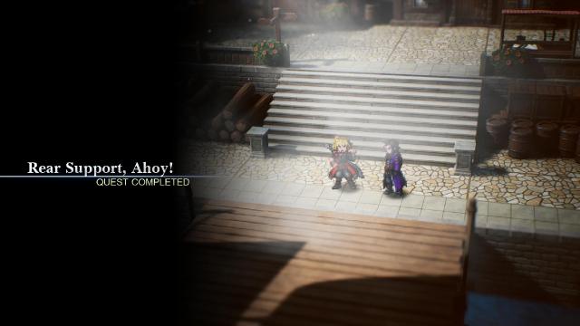 Final Fantasy Resonance Chapter 1 quest 'Rear Support Ahoy' completed screen