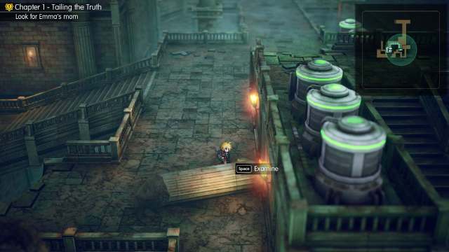 Final Fantasy Resonance Chapter 1 shiny yellow item tablet shard behind broken pillar