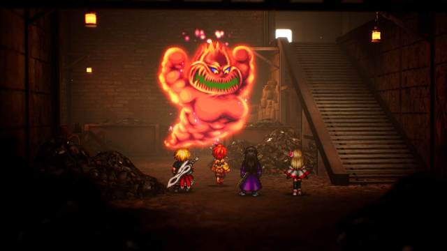 Final Fantasy Resonance Chapter 2 bomb mom big orange fiery boss