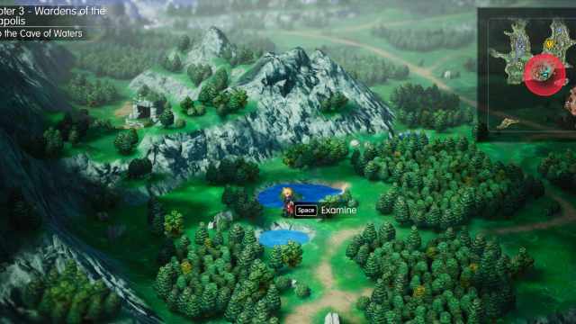 Final Fantasy Resonance chapter 3 ruby cave puzzle location 1