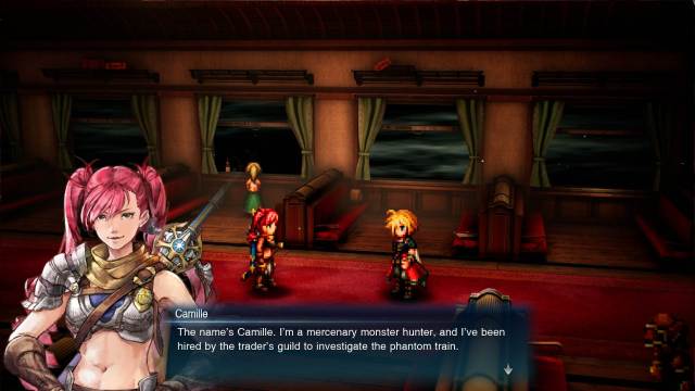 Final Fantasy Resonance chapter 4 camille pink haired female character dialogue
