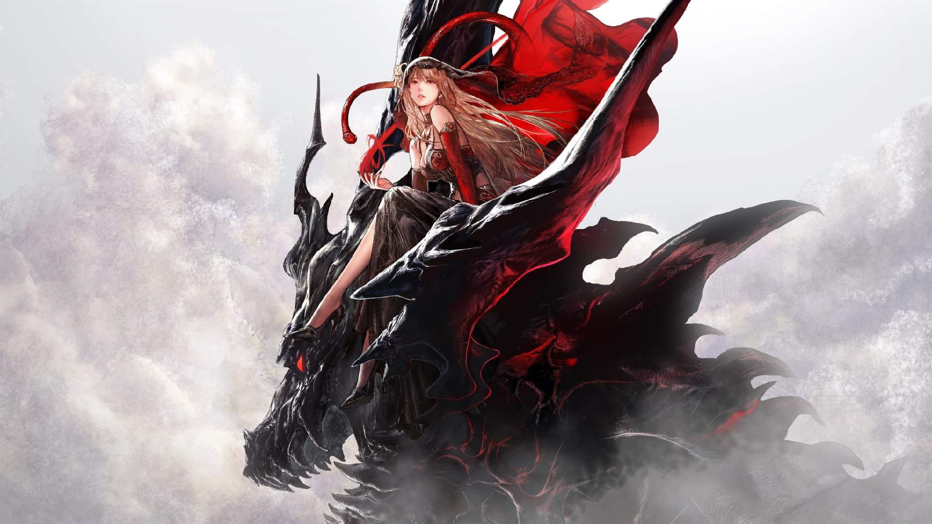 Final Fantasy Resonance cover art character sitting on dragon