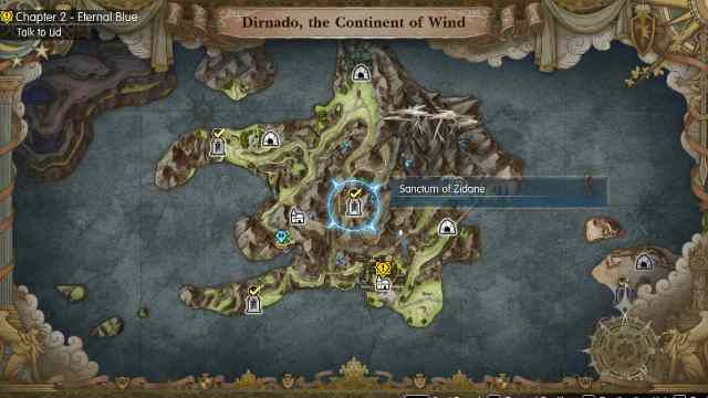 Final Fantasy Resonance Sanctum of Zidane location