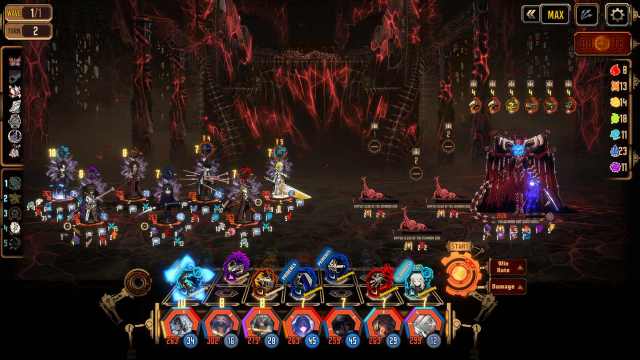 Limbus Company Buffet The Crimson God with 3 Ripped Flesh of the crimson god enemies on screen