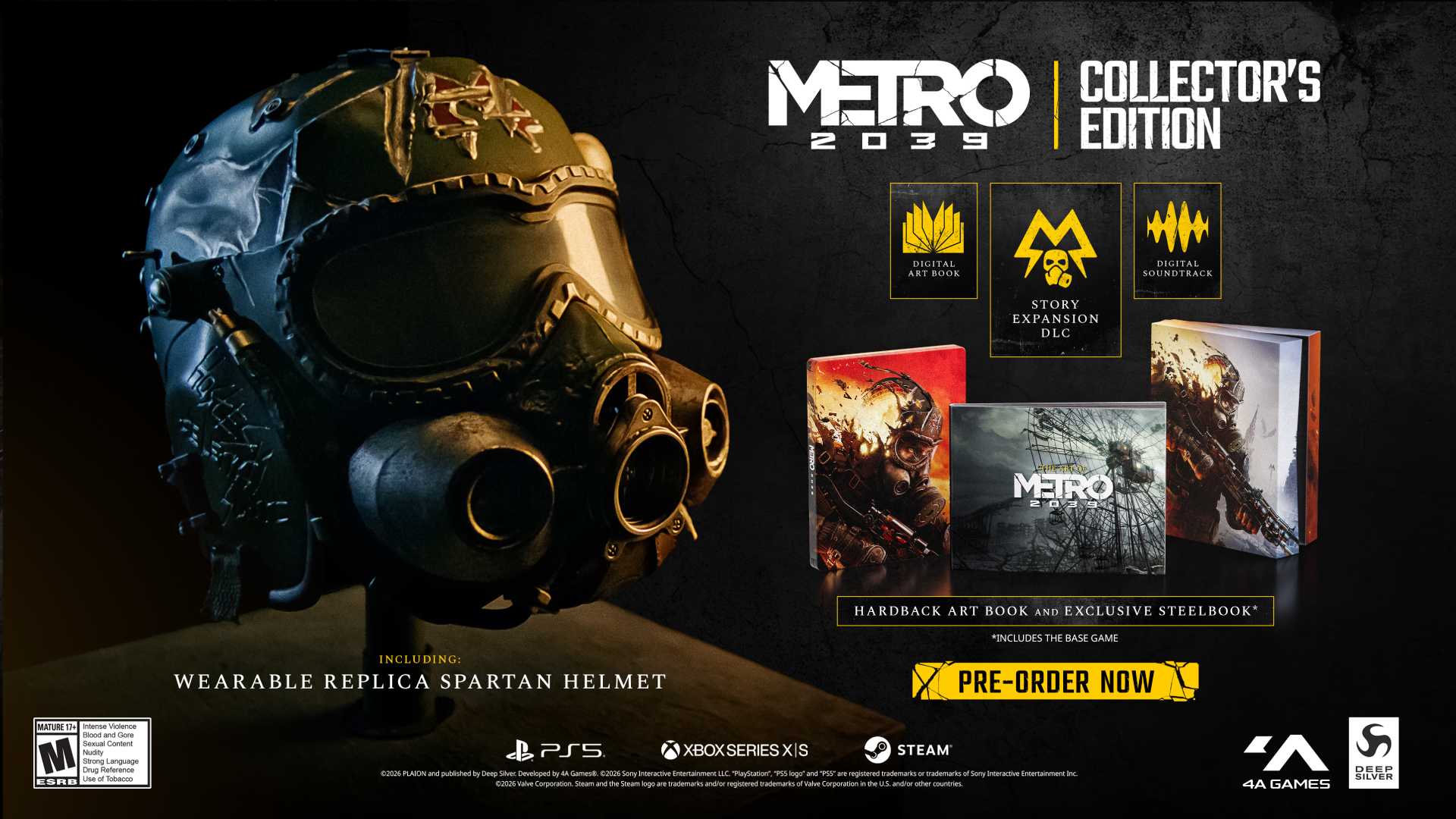 Metro 2039 Collector's Edition all included materials graphic