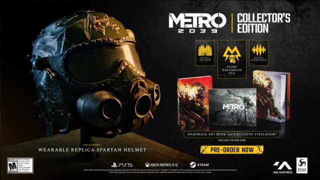 Metro 2039 Collector's Edition all included materials graphic