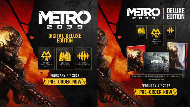 Metro 2039 Deluxe and Digital Deluxe edition side by side breakdown