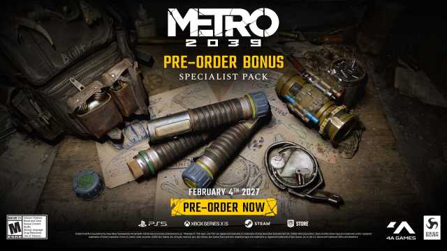 Metro 2039 pre-order bonus specialist pack graphic