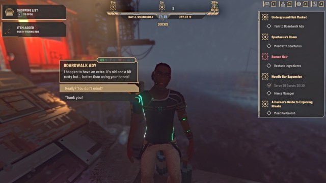 Boardwalk Ady NPC in Nivalis Nights