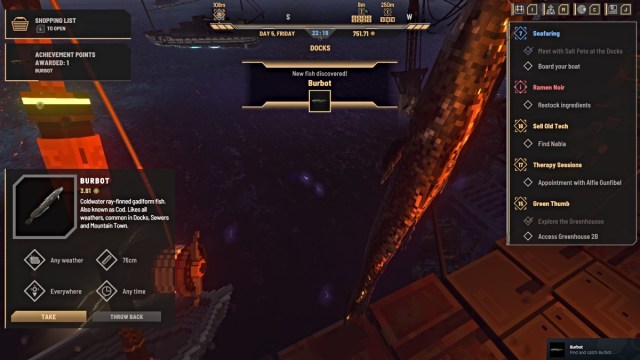 Fishing in Nivalis Nights