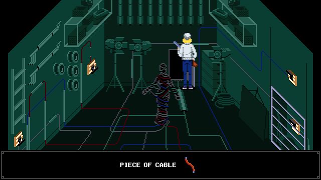 Tennebris Somnia acquiring piece of cable in cables room
