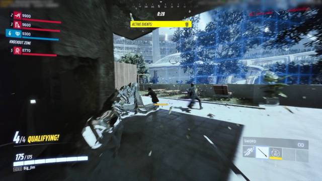 The Finals Solo Showdown game mode invisible sword charging an attack into two enemies