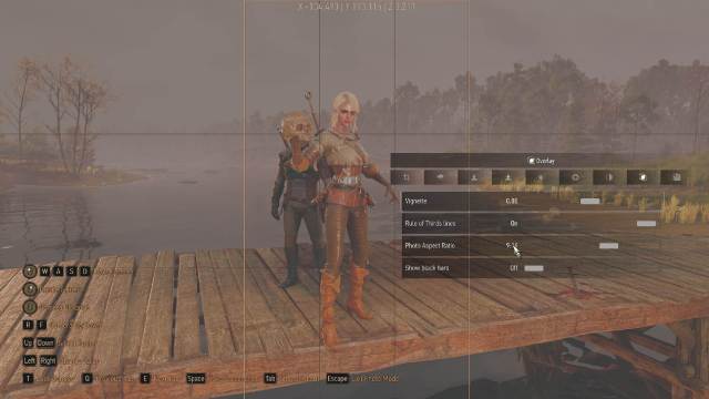 The Witcher 3 Remastered Photo Mode aspect ratio photo with Ciri in focus