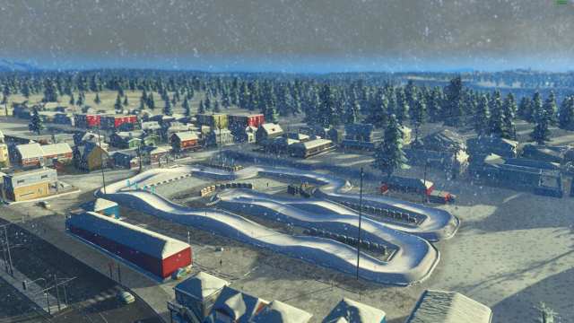 Cities Skylines Snowfall