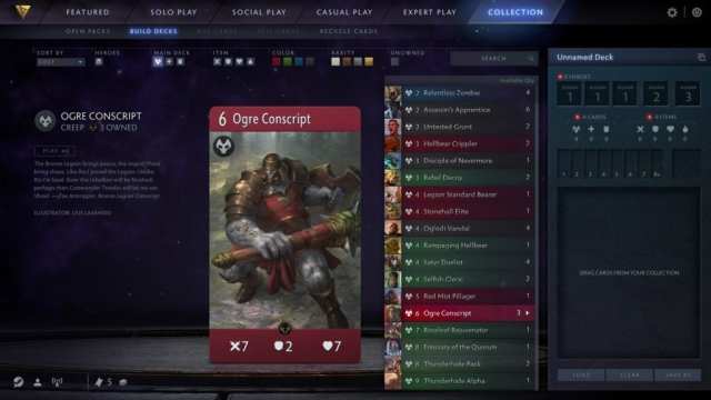 Artifact Card Values