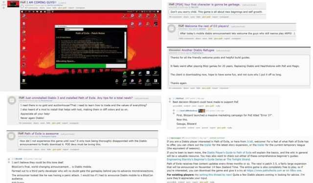 Path Of Exile Diablo Immortal Reactions