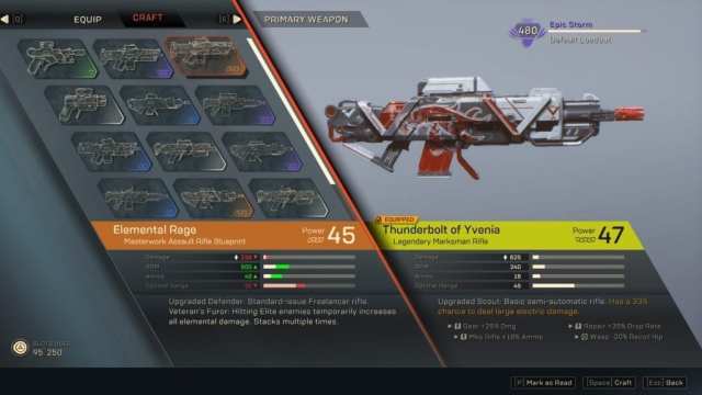 Anthem Leveling, Masterworks, Rolls, Components, Combo Guide Crafting