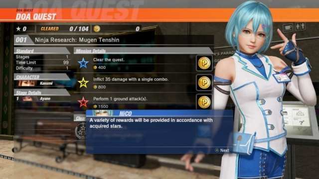 Dead Or Alive 6 Pc Review Doa Quest Nico