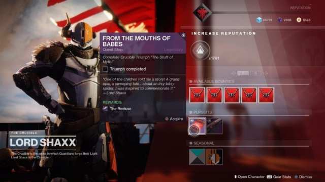 Destiny 2 Joker's Wild Season Of The Drifter Guide Shaxx Pinnacle Weapon