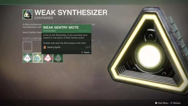 Destiny 2 Joker's Wild Season Of The Drifter Guide Synthesizer