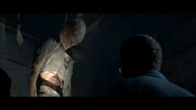 Theatrical Cut Act 2 Brad Gas Mask Hanged Skeleton