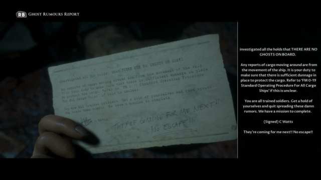 Theatrical Cut Act 2 Flissbrad No Ghosts Clue