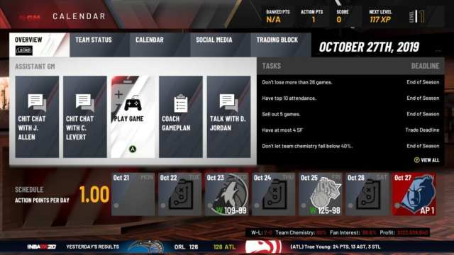 Mygm Actions