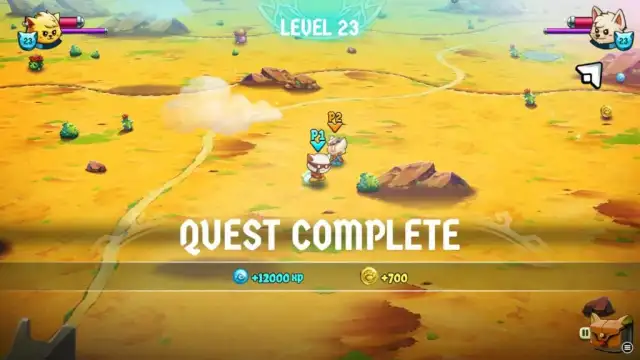 Quest Complete Level Up