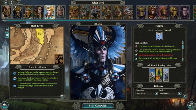 Total War Warhammer Ii The Warden & The Paunch Warhammer 2 Eltharion The Grim Campaign Guide Lord Select