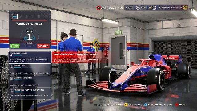 F1 2020 Myteam Facilities Guide Facilities Upgrades 1