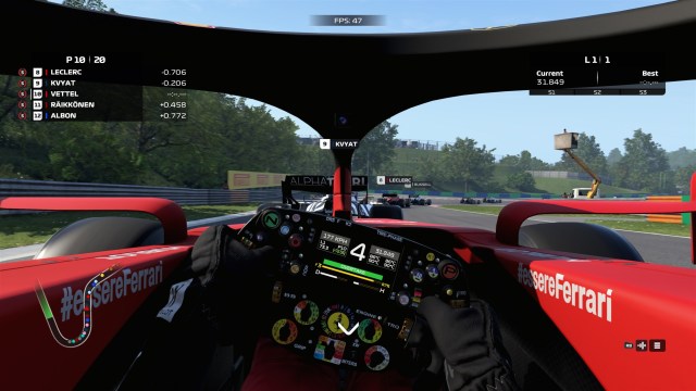 F1 2020 Technical Review Formula One Graphics Benchmark Performance Graphics Comparison 1 Ultra High 2