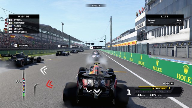 F1 2020 Technical Review Formula One Graphics Benchmark Performance Graphics Comparison 2 Medium 1