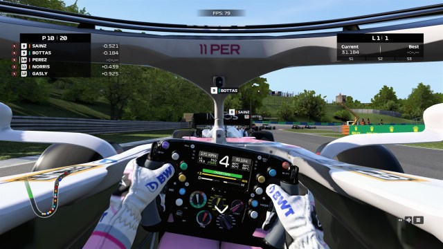 F1 2020 Technical Review Formula One Graphics Benchmark Performance Graphics Comparison 3 Ultra Low 2